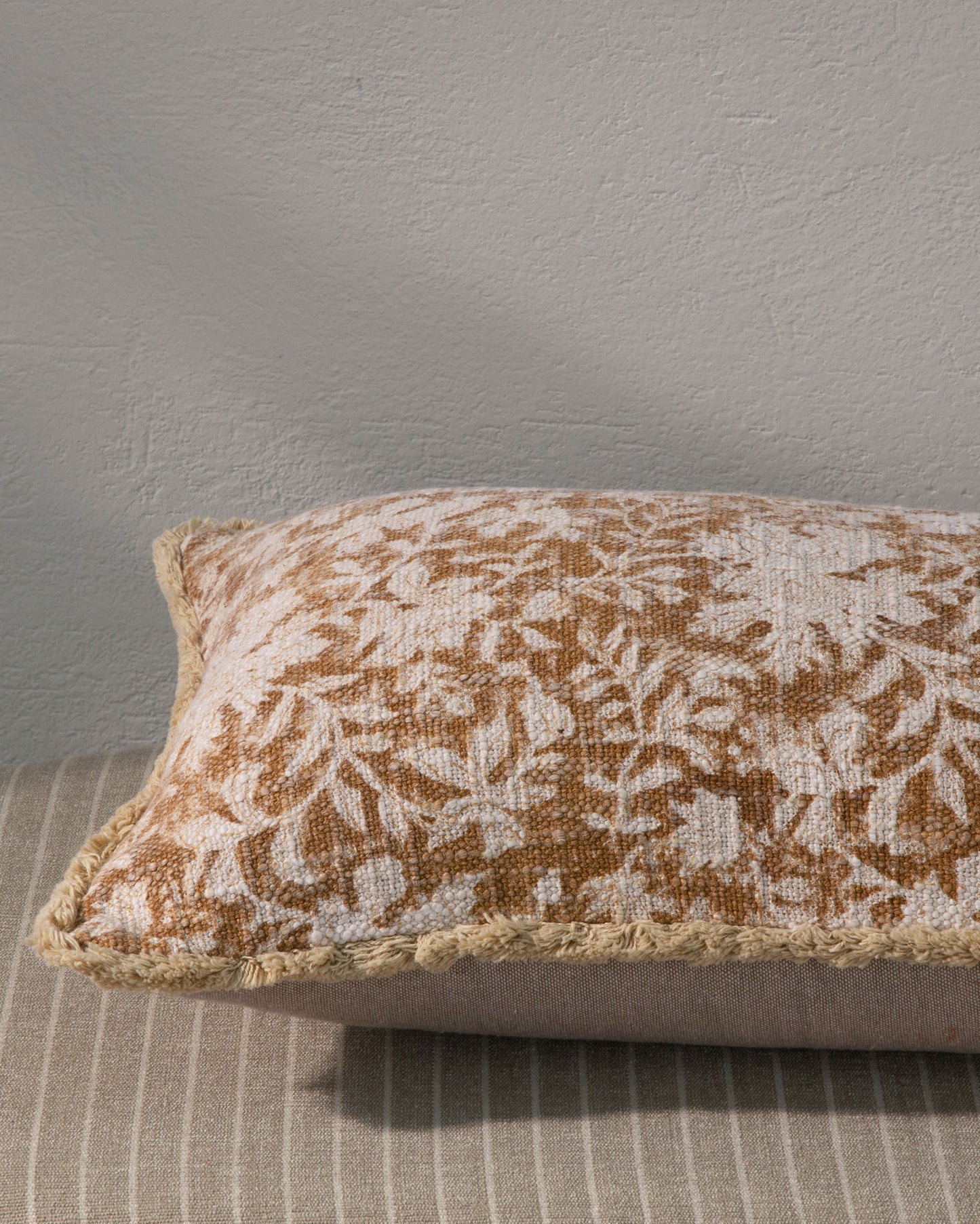 Indian Hand Block Print Pillow Cover 12"x20" (set 2 pcs)