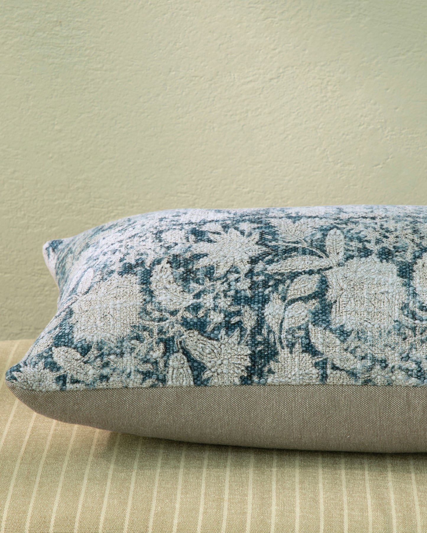 Artful Block Print Pillow Cover 12"x 20" (set 2 pcs)