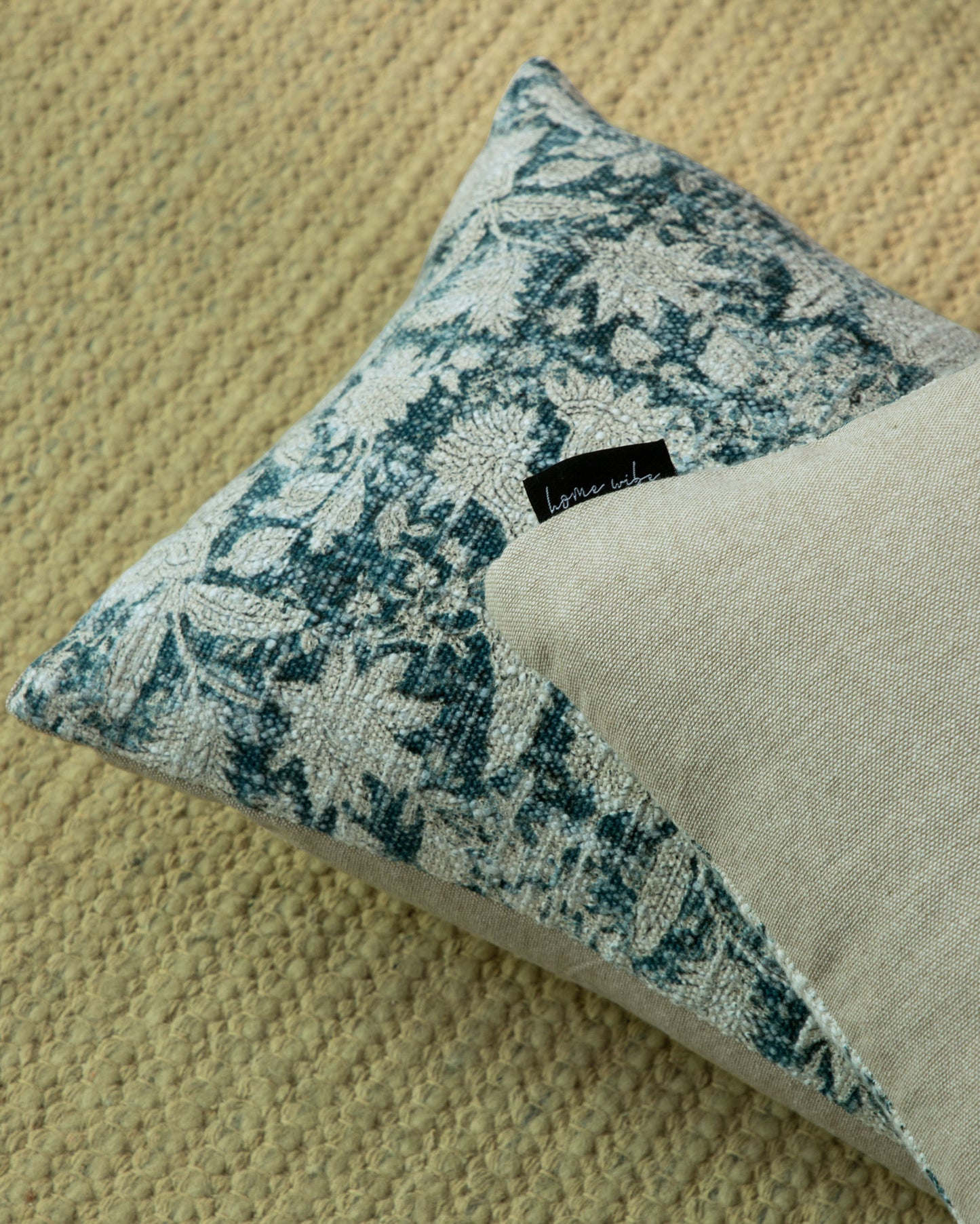 Artful Block Print Pillow Cover 12"x 20" (set 2 pcs)