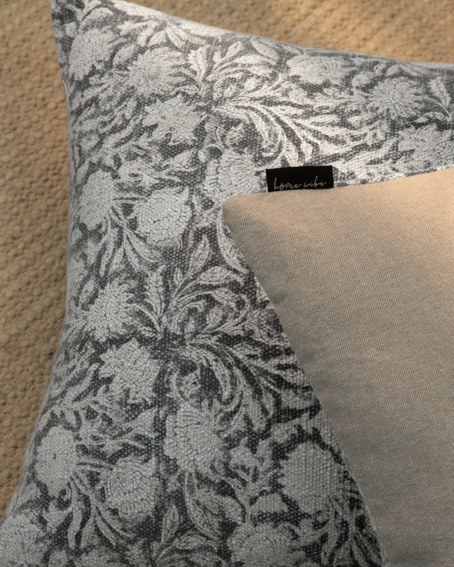 Traditional Block Print Cushion Cover 18"x18" (set 2 pcs)