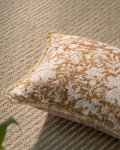 Indian Hand Block Print Pillow Cover 12"x20" (set 2 pcs)