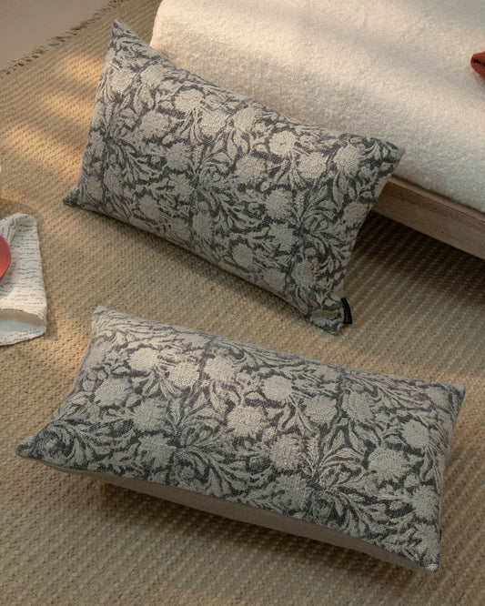 Premium Blockprint Indian Pillow Cover 12"x 20" (set 2 pcs)