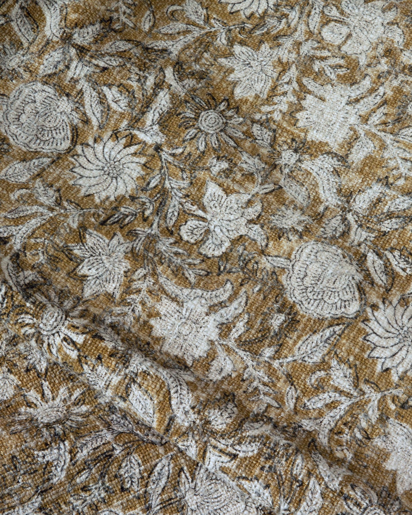 Indian Hand Block Printed Throw 50"x60"